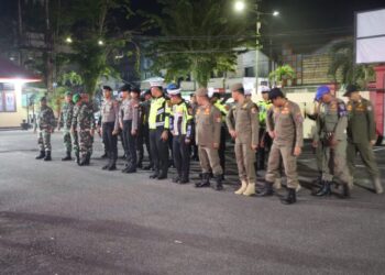 Amankan Perayaan Nataru di Tarakan, Paroli Gabungan Dilaksanakan