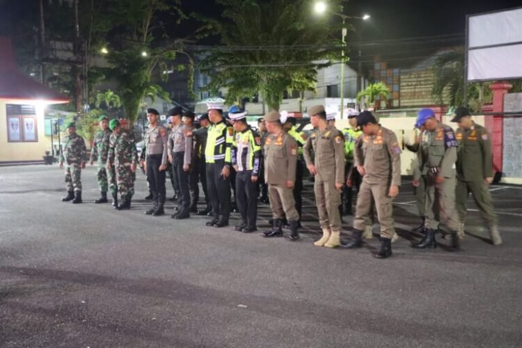 Amankan Perayaan Nataru di Tarakan, Paroli Gabungan Dilaksanakan