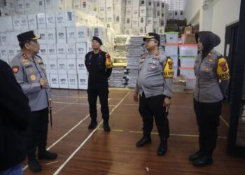 Demi Kelancaran Pilkada 2024, Kapolda Kaltara Tinjau Gudang Logistik