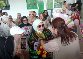 Kembali ke Kaltara, Rahmawati Disambut Sukacita Oleh Relawan