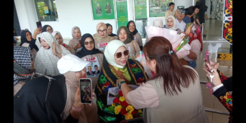 Kembali ke Kaltara, Rahmawati Disambut Sukacita Oleh Relawan