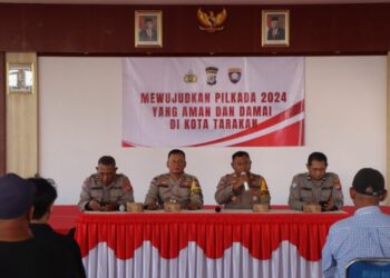 Kegiatan Penyuluhan Pilkada Damai Kepada Tokoh Masyarakat dan Awak Siskampling Kota Tarakan