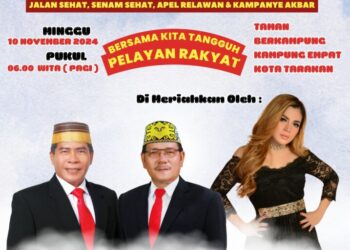 Ziap Menyapa’: Jalan Sehat, Senam, Apel Akbar, Kampanye Akbar Bersama Zainal dan Ingkong Ala