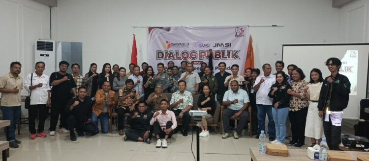 Mengawal Pilkada Jujur, Bawaslu bersama JMSI dan SMSI Kabupaten Nunukan Gelar Dialog Publik