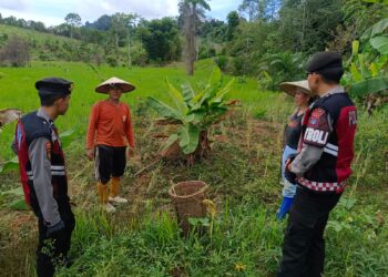 Harkamtibmas dan Mencegah Ganguan Kamtibmas, Ditsamapta Polda Kaltara Lakukan Pantroki Perintis Presiai