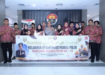 Hari Jadi Humas Polri Ke-73, Kadiv Humas Beri Apresiasi Berangkatkan Personel dan Media Ibadah Umroh