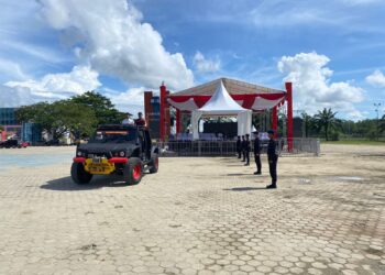 Memastikan Tahap Pemungutan Suara Aman: Polda Kaltara Laksanakan Gladi Upacara Pengamanan Pada Pemungutan Suara Pilkada Serentak 2024