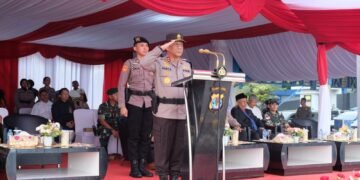 Kapolda Kaltara Pimpin Apel Bersama Operasi Mantap Brata Kayan 2024 Personel dalam Rangka Kesiapan Pengamanan Tahap Pemungutan dan Penghitungan Suara Pilkada 2024