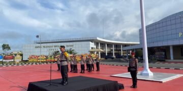 Pimpin Apel Pagi Perdana, Wakapolda Kaltara Ajak Seluruh Personel Bersikap Netral Dalam Pilkada Serentak 2024