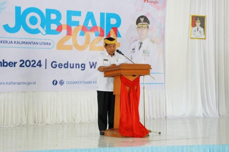 Resmikan Job Fair, Pemprov Dorong Penurunan Angka Pengangguran di Kaltara