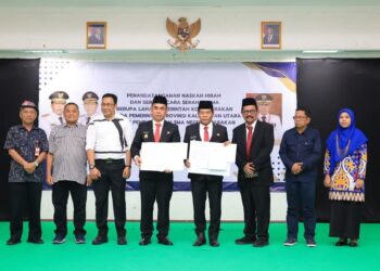 Dukung Pendidikan, Pemkot Hibahkan Lahan Untuk SMA N 5 Tarakan