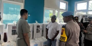 Pengawasan Ketat Sitkamtibmas Pasca Pemungutan Suara di Kecamatan Sebuku