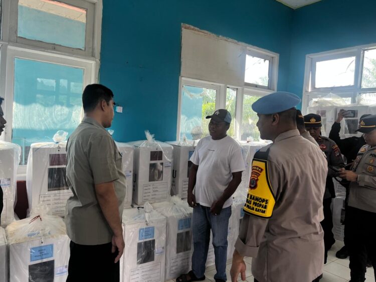 Pengawasan Ketat Sitkamtibmas Pasca Pemungutan Suara di Kecamatan Sebuku