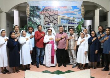 Kapolda Kaltara Silaturahmi Ke Keuskupan Tanjung Selor