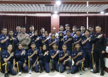 Dukung Perkembangan Olahraga Nasional, Kapolda Lepas Kontingen INKANAS Kaltara Menuju Kejurnas