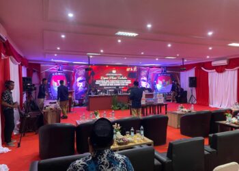 Pleno Terbuka Rekapitulasi Hasil Penghitungan Perolehan Suara Tingkat Provinsi Kaltara Dikawal Ketat Polda Kaltara