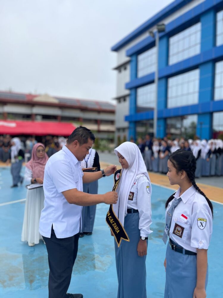 Dirresnarkoba Polda Kaltara Pimpin Acara Pelantikan Duta Anti Narkoba di SMAN 1 Tanjung Selor