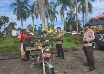 Optimalisasi Kamtibmas: Kegiatan Sambang Ditbinmas Polda Kaltara di Pasar Tradisional Tanjung Selor