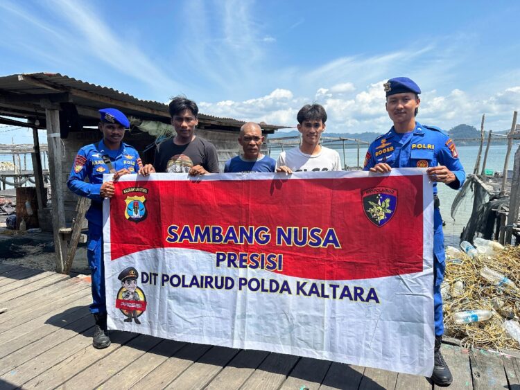 Sambang Nusa Presisi Ditpolairud Polda Kaltara di Perairan Tarakan Sinergi antara Polri dan Masyarakat