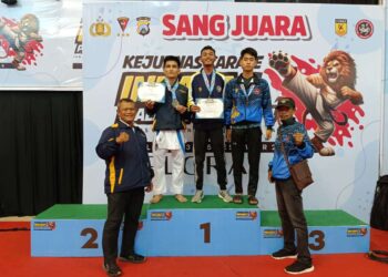 Personel SatBrimob Polda Kaltara Dibawah Naungan Tim Karate Inkanas Pengda Berhasil Sikat Juara Kapolri Cup