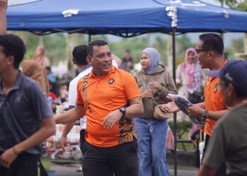 Ditlantas Polda Kaltara Kampanyekan Tertib Lalulintas Saat Car Free Day