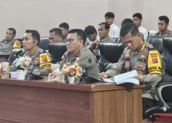 Amankan Natal dan Tahun Baru, Polda Kaltara Laksanakan Latpraops Lilin