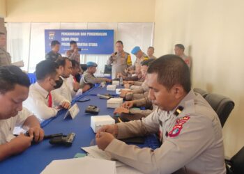 Pastikan Kesiapan Operasional Maksimal, Kapolda Pimpin Langsung Apel Pemeriksaan Senpi