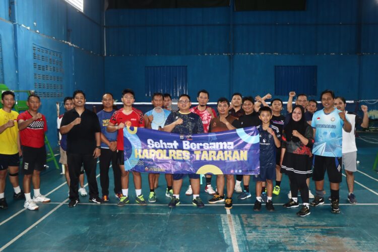 Sehat Itu Penting, Kapolres Ajak Insan Pers Olaraga Bersama