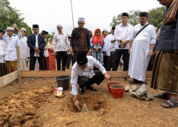 Pemprov Resmikan Peletakan Batu Pertama Gedung Asrama Ribaatul Al-Khairaat