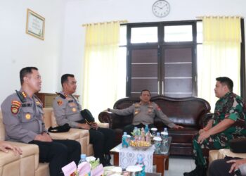 Kunjungan Kapolda Kaltara ke Kodim 0914/Tana Tidung Perkuat Sinergitas