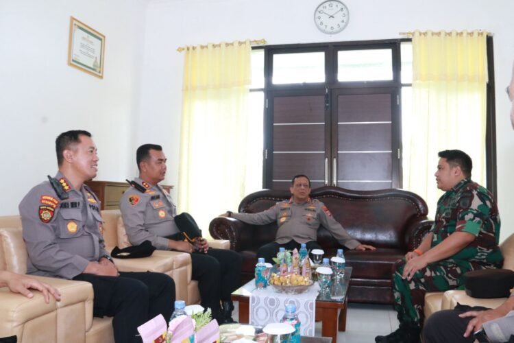 Kunjungan Kapolda Kaltara ke Kodim 0914/Tana Tidung Perkuat Sinergitas