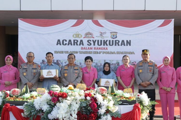 Kapolda Kaltara Pimpin Syukuran Perayaan Hari Jadi Polda Kaltara Yang Ke-7