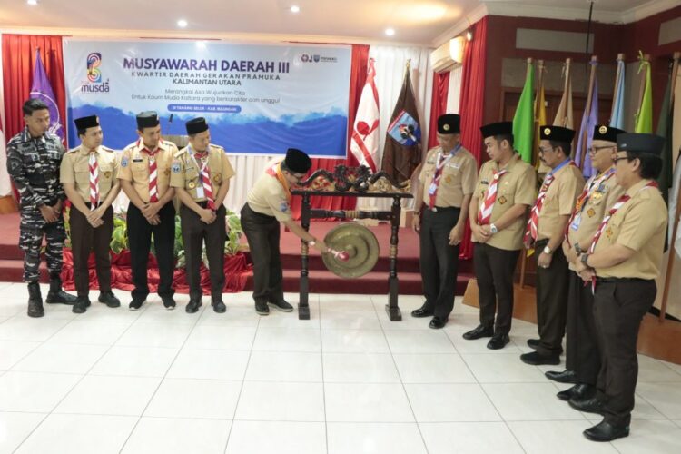 Musda III Kwarda Pramuka Kaltara, Suriansyah Dorong Generasi Muda Berdaya Saing Tinggi