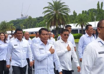 Ikut Gladi Bersih, Zainal – Ingkong Sapa Awak Media dengan “Salam Kaltara di Hati”