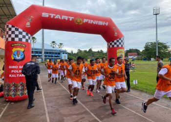 Polda Kaltara Laksanakan Tes uji kesamaptaan Jasmani Seleksi Pendidikan Sekolah Inspektur Polisi ( SIP ) Angkatan 54