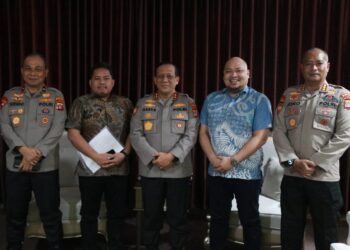 Bahas Sistem Pengamanan, PT KIPI Sambangi Kapolda Kaltara di Ruang Kerjanya