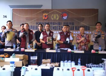 Polri Ungkap Laboratorium Clandestine Narkoba Terbesar di Jawa Barat, 5 Juta Jiwa Diselamatkan