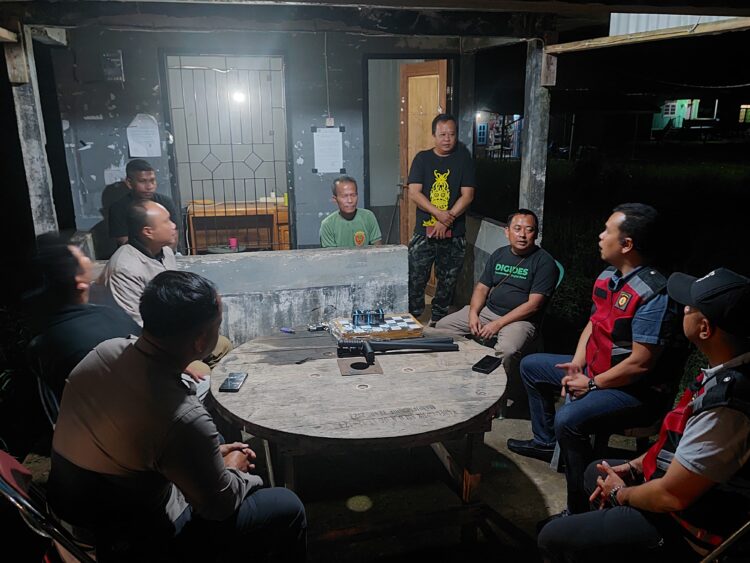 Kegiatan Kunjungan pada Satkamling Desa Sebawang Kec. Sesayap Kab. Tana Tidung