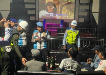 Jaga Kondusifitas Kamtibmas di Tarakan Jelang Bulan suci Ramadhan, TNI POLRI dan Satpol PP laksanakan patroli ditempat hiburan malam