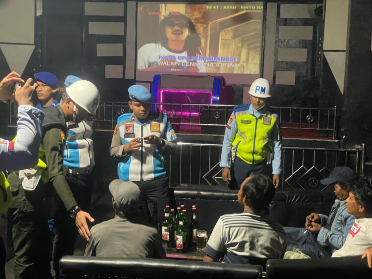 Jaga Kondusifitas Kamtibmas di Tarakan Jelang Bulan suci Ramadhan, TNI POLRI dan Satpol PP laksanakan patroli ditempat hiburan malam