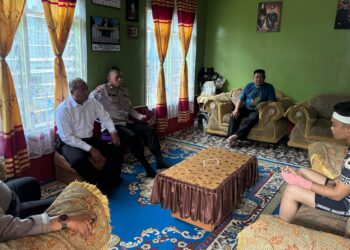 Kepedulian Pimpinan, Kasat Samapta Polres Tarakan Lakukan Home Visit ke Anggota yang Sedang Pemulihan