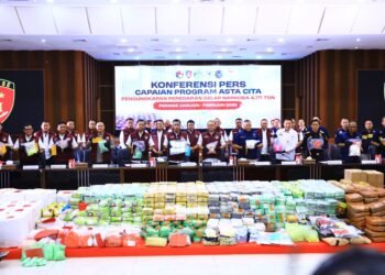 2 Bulan Bareskrim Sukses Ungkap 6.881 Kasus dengan 4.171 Ton BB Narkotika Serta 9.586 Tersangka Ditangkap