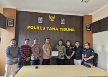 Polres Tana Tidung Terima Penghargaan Dari KPU Tana Tidung