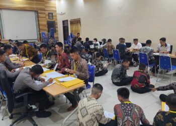 418 Calon Anggota Polri Ikuti Pemeriksaan Administrasi Awal Calon Taruna/I Akpol, Bintara dan Tamtama di Polresta Bulungan