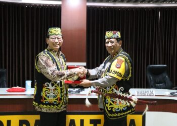 Kapolda Kaltara Terima Kunjungan Presiden Majelis Adat Dayak Nasional