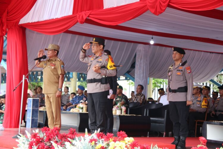“Ketupat Kayan 2025” Dalam Rangka Pengamanan Idul Fitri, Polda Kaltara Gelar Apel Pasukan Terpusat