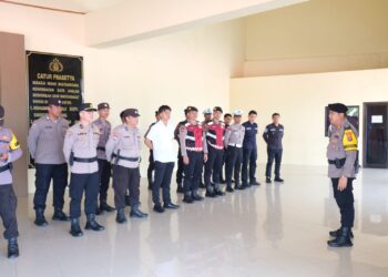 Apel Perdana Personel Operasi Ketupat Kayan 2025 Polda Kaltara