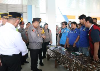 Kapolda Kaltara Tinjau Arus Mudik di Tarakan dan Nunukan, Penumpang Naik 22%