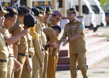 Apel Pasca Hari Raya Idulfitiri 1446 H, Gubernur Zainal Ajak ASN Semangat Bekerja Mengabdi Masyarakat