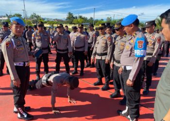 Tingkatkan Disiplin dan Profesionalisme Personel Polri, Bid Propam Polda Kaltara Laksanakan Gaktibplin